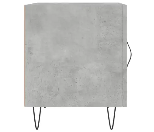 Naktsskapīši, 2 Gab., Pelēki, 40X40X50 Cm, Inženierijas Koks Vidaxl