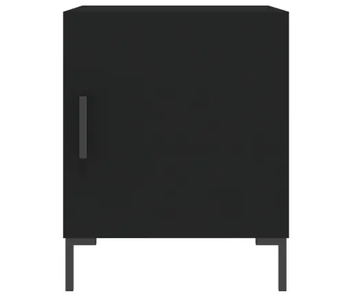 Naktsgaldiņš, Melns, 40X40X50 Cm, Inženierijas Koks Vidaxl