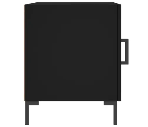 Naktsgaldiņš, Melns, 40X40X50 Cm, Inženierijas Koks Vidaxl