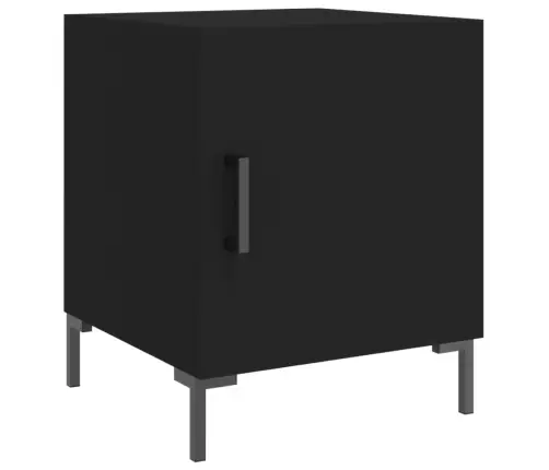 Naktsskapīši, 2 Gab., Melni, 40X40X50 Cm, Inženierijas Koks Vidaxl Naktsskapīši, 2 Gab., Melni, 40X40X50 Cm, Inženierijas Koks Vidaxl