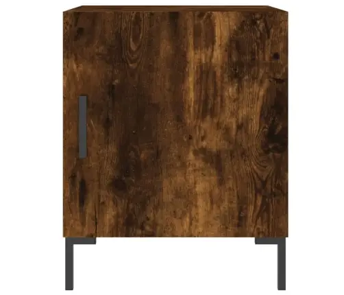 Öökapid 2 Tk, Suitsutatud Tamm, 40 X 40 X 50 cm Tehispuit