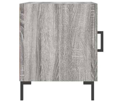 Naktsskapītis, Pelēcīga Ozola, 40X40X50 Cm, Inženierijas Koks Vidaxl