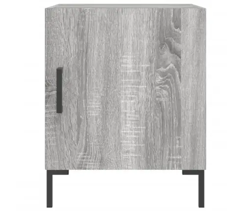 Naktinės Spintelės, 2Vnt., Pilkos Ąžuolo, 40X40X50cm Mediena