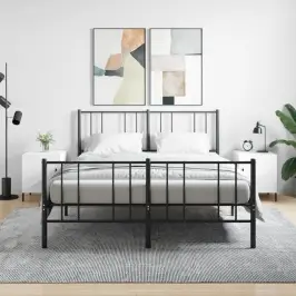 Naktsskapīši, 2 Gab., Balti, 40X40X50 Cm, Inženierijas Koks Vidaxl