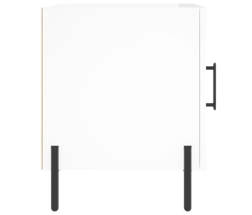 Naktsskapīši, 2 Gab., Balti, 40X40X50 Cm, Inženierijas Koks Vidaxl