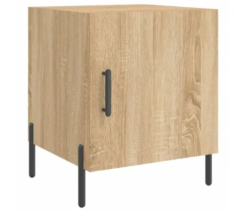 Naktsskapīši, 2 Gb., Koka Krāsa, 40X40X50 Cm, Inženierijas Koks Vidaxl