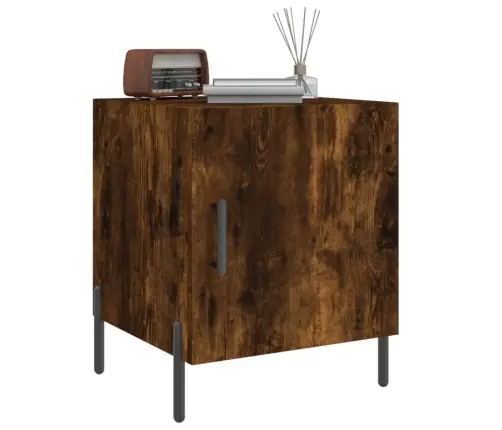 Naktsskapīši, 2 Gab., Ozolkoka, 40X40X50 Cm, Inženierijas Koks Vidaxl