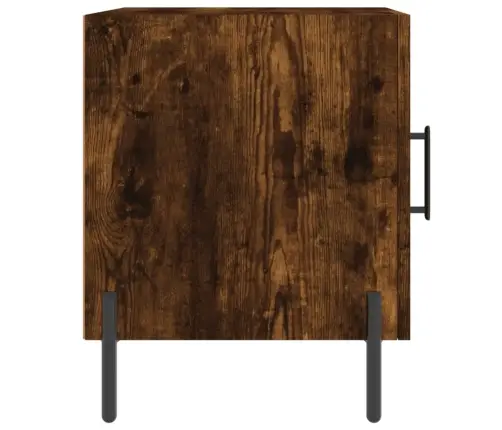 Naktsskapīši, 2 Gab., Ozolkoka, 40X40X50 Cm, Inženierijas Koks Vidaxl