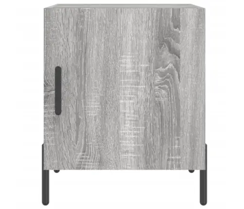Naktinės Spintelės, 2Vnt., Pilkos Ąžuolo, 40X40X50cm Mediena