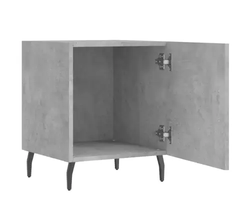 Naktinė Spintelė, Betono Pilka, 40X40X50cm Apdirbta Mediena