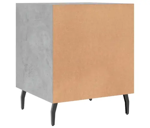 Naktinė Spintelė, Betono Pilka, 40X40X50cm Apdirbta Mediena