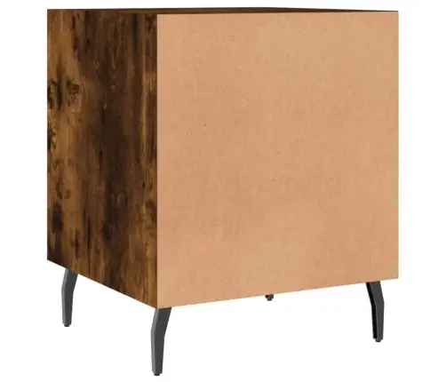 Naktinė Spintelė, Dūminio Ąžuolo, 40X40X50cm Apdirbta Mediena