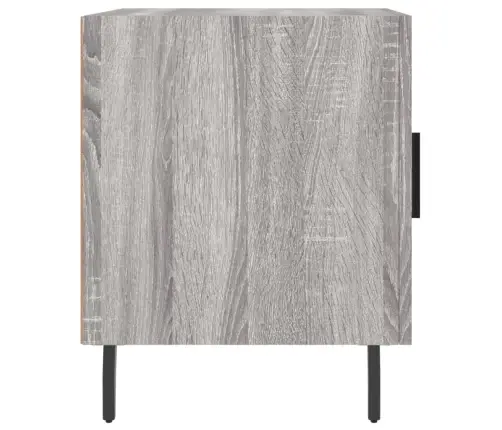 Naktsskapīši, 2 Gab., Pelēcīgi, 40X40X50 Cm, Inženierijas Koks Vidaxl Naktsskapīši, 2 Gab., Pelēcīgi, 40X40X50 Cm, Inženierijas Koks Vidaxl