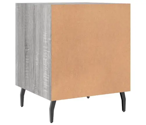 Naktsskapīši, 2 Gab., Pelēcīgi, 40X40X50 Cm, Inženierijas Koks Vidaxl Naktsskapīši, 2 Gab., Pelēcīgi, 40X40X50 Cm, Inženierijas Koks Vidaxl