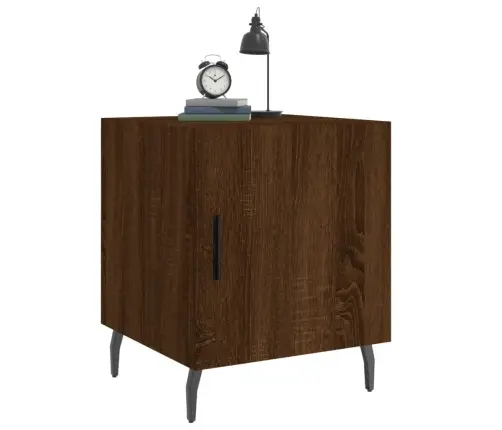 Öökapid 2 Tk, Pruun Tamm, 40 X 40 X 50 cm Tehispuit