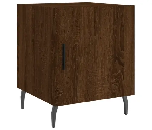 Öökapid 2 Tk, Pruun Tamm, 40 X 40 X 50 cm Tehispuit