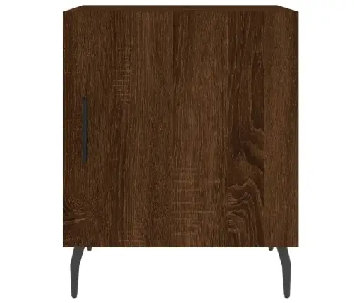 Öökapid 2 Tk, Pruun Tamm, 40 X 40 X 50 cm Tehispuit