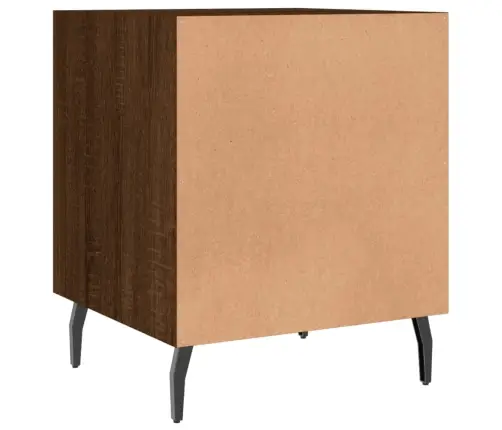 Öökapid 2 Tk, Pruun Tamm, 40 X 40 X 50 cm Tehispuit