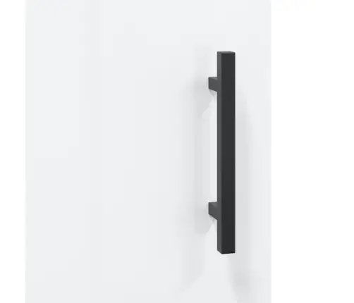 Naktsgaldiņš, Spīdīgi Balts, 40X40X50 Cm, Inženierijas Koks Vidaxl