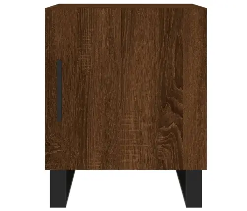 Naktsskapītis, Ozolkoka Krāsa, 40X40X50 Cm, Inženierijas Koks Vidaxl