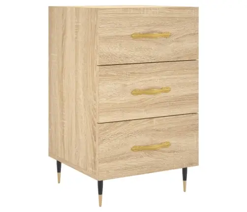 Naktinė Spintelė, Sonoma Ąžuolo, 40X40X66cm Apdirbta Mediena