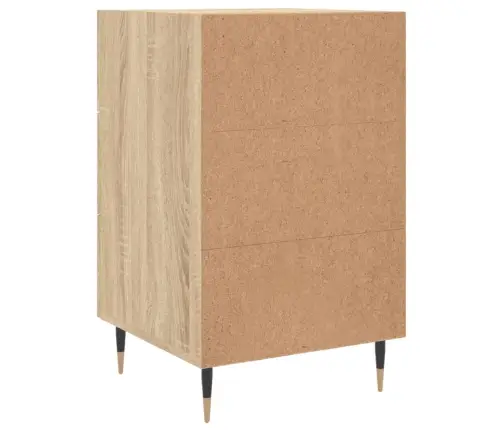 Naktinė Spintelė, Sonoma Ąžuolo, 40X40X66cm Apdirbta Mediena