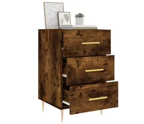 Öökapp, Suitsutatud Tamm, 40 X 40 X 66 cm Tehispuit