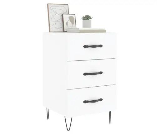 Öökapp, Valge, 40 X 40 X 66 cm Tehispuit