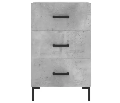 Naktinė Spintelė, Betono Pilka, 40X40X66cm Apdirbta Mediena