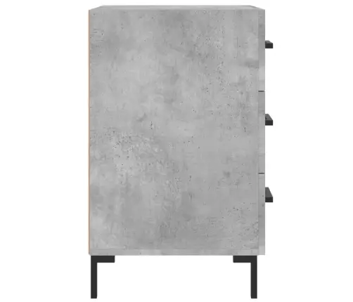Naktinė Spintelė, Betono Pilka, 40X40X66cm Apdirbta Mediena