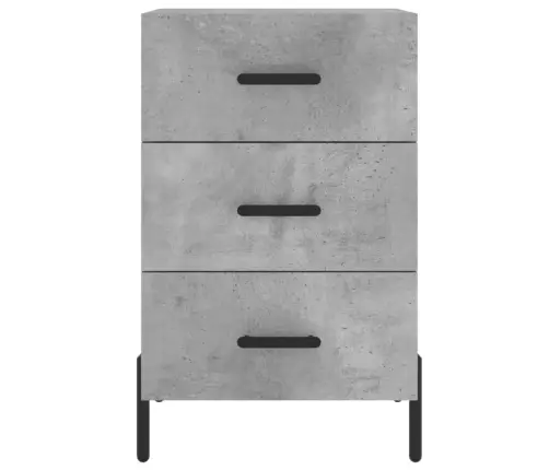 Naktinė Spintelė, Betono Pilka, 40X40X66cm Apdirbta Mediena