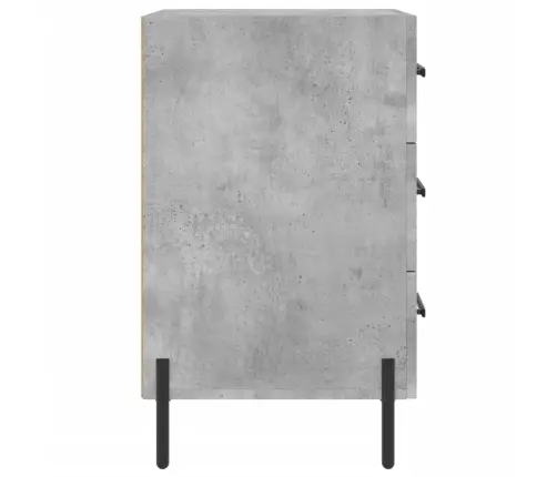 Naktinė Spintelė, Betono Pilka, 40X40X66cm Apdirbta Mediena