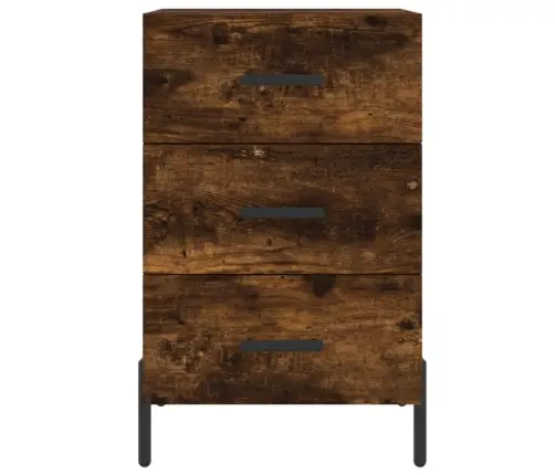 Naktsskapītis, Ozolkoka Krāsa, 40X40X66 Cm, Inženierijas Koks Vidaxl