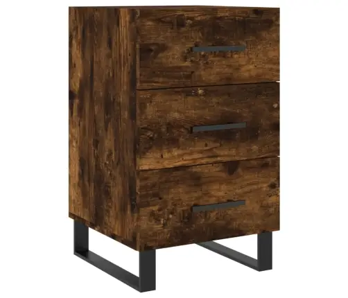 Naktsskapītis, Ozolkoka Krāsa, 40X40X66 Cm, Inženierijas Koks Vidaxl