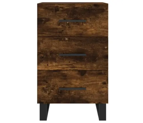 Naktsskapītis, Ozolkoka Krāsa, 40X40X66 Cm, Inženierijas Koks Vidaxl