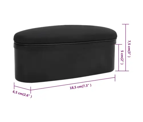 Auto Käetoe Hoiukast, Universaalne, 18,5 X 6,5 X 7,5 cm Abs