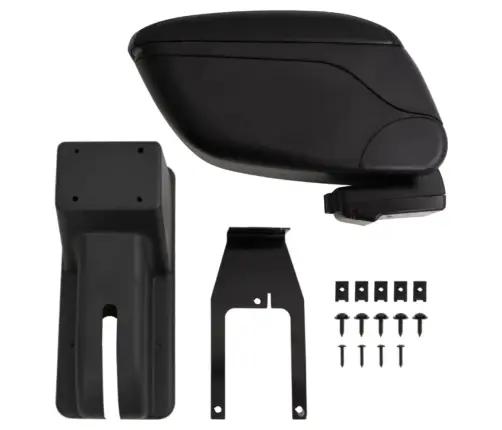 Automobilio Porankis, Juodos Spalvos, 12X29X(32-46)cm Abs