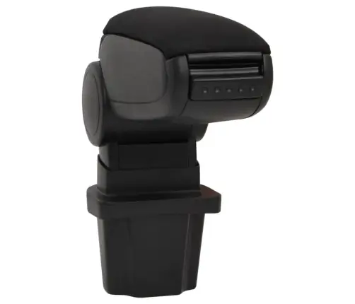 Automašīnas Roku Balsts, Melns, 13,5X32,5X(31-46,5) Cm, Abs Vidaxl
