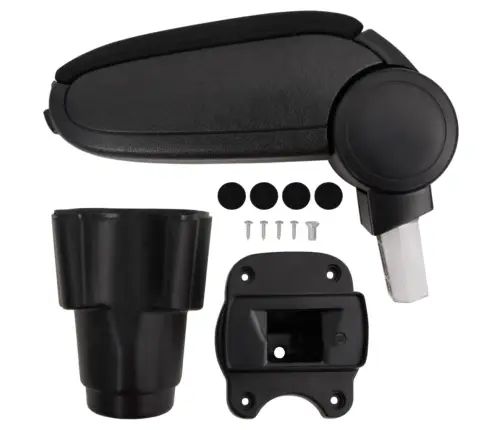 Automašīnas Roku Balsts, Melns, 12X33X(34-50) Cm, Abs Vidaxl