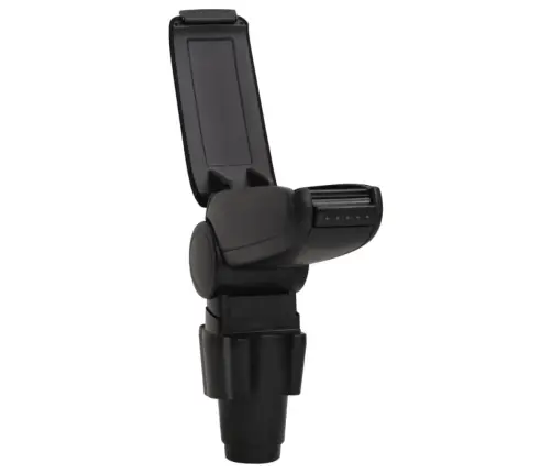 Automašīnas Roku Balsts, Melns, 12X33X(34-50) Cm, Abs Vidaxl