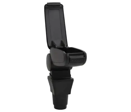 Automašīnas Roku Balsts, Melns, 13X32,5X(24-51,5) Cm, Abs Vidaxl