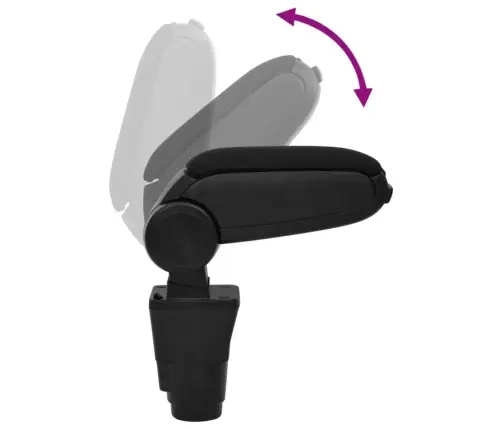 Automašīnas Roku Balsts, Melns, 13X32,5X(24-51,5) Cm, Abs Vidaxl