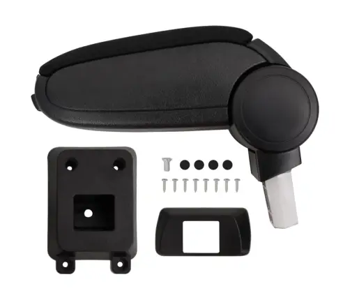 Automašīnas Roku Balsts, Melns, 12X33X(24-42) Cm, Abs Vidaxl