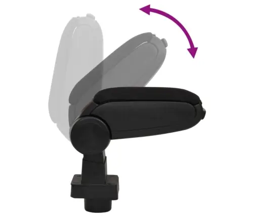 Automašīnas Roku Balsts, Melns, 13X31,5X(29-51) Cm, Abs Vidaxl