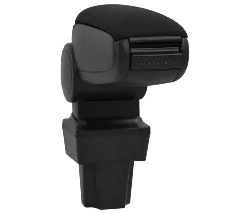 Automašīnas Roku Balsts, Melns, 11,5X32X(30-50) Cm, Abs Vidaxl