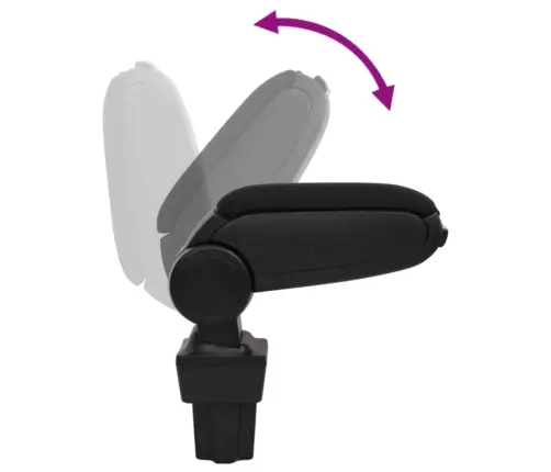 Automašīnas Roku Balsts, Melns, 11,5X32X(30-50) Cm, Abs Vidaxl