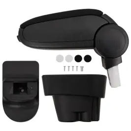 Automobilio Porankis, Juodos Spalvos, 12X36X(33,5–48)cm Abs