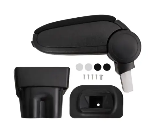 Automašīnas Roku Balsts, Melns, 17X32X(35,5-52) Cm, Abs Vidaxl