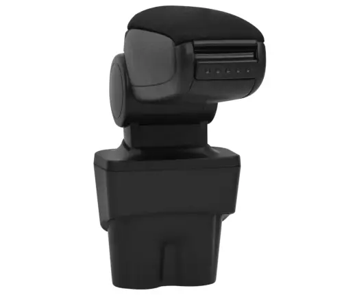 Automašīnas Roku Balsts, Melns, 17X32X(35,5-52) Cm, Abs Vidaxl