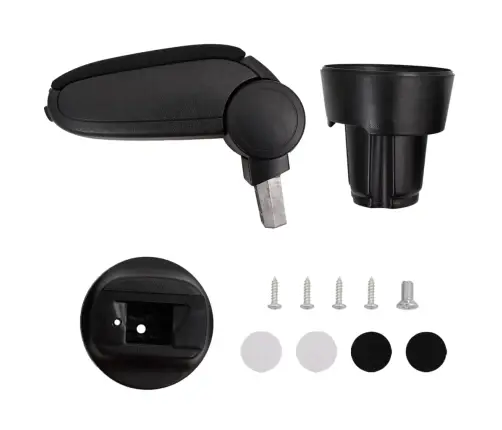 Automašīnas Roku Balsts, Melns, 13X33X(33-49) Cm, Abs Vidaxl